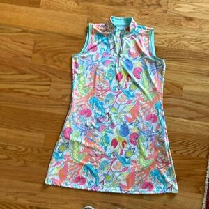 Ana Clare resort sleeveless dress active size XL zip